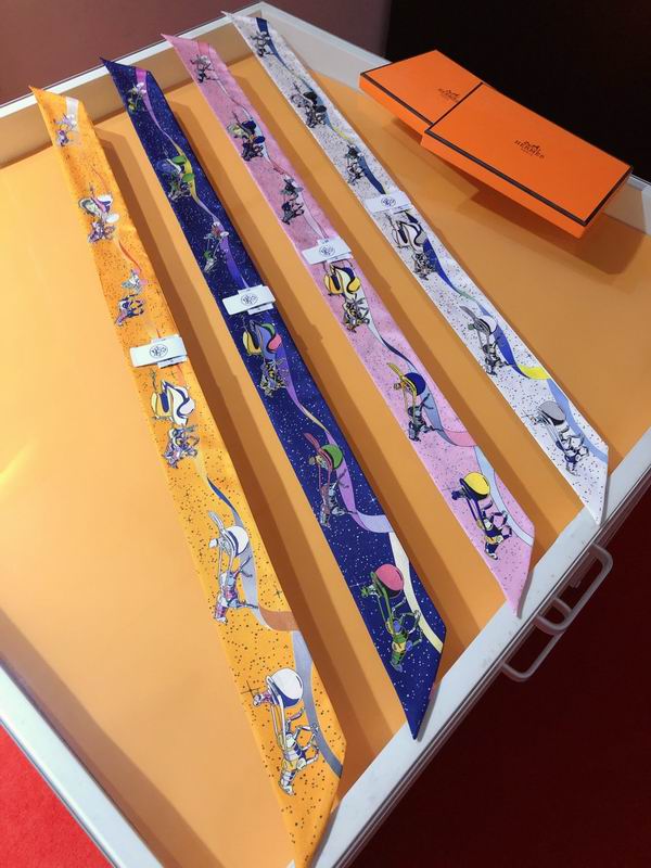 Hermes silk ribbon 5X86cm E050951